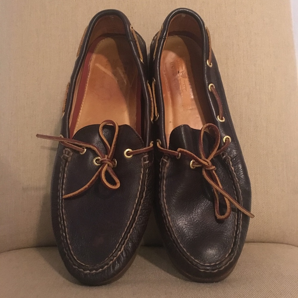 Speedy Top-Sider Gold Cup Loafers